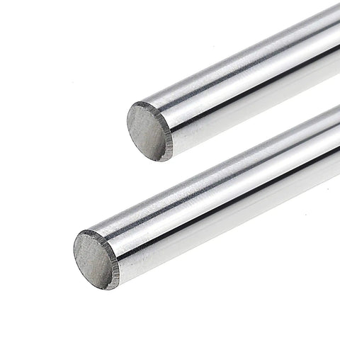 Two Pack 6mm x 250mm Linear Motion Rod Shaft Guide For DIY Craft Tools, Handy Steel Rail For 3D Printers, CNC Machines, Auto Machinery And Precise Motion Applications, two steel rods
