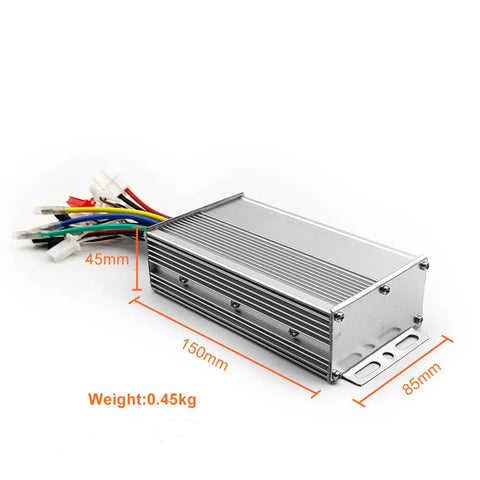 Versatile 24V 36V 48V 500W Brushless Hub Motor Controller With Square Wave For Electric Bikes Scooters And Vehicles PAS Cruise Compatible Includes Short Voltage Protection 19V 30V 42V