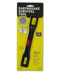 Earthquake Survival Tool Emergency Gas Shut Off Wrench Made In USA With Zinc Plated Steel Meter Shut Off Key Night Visibility