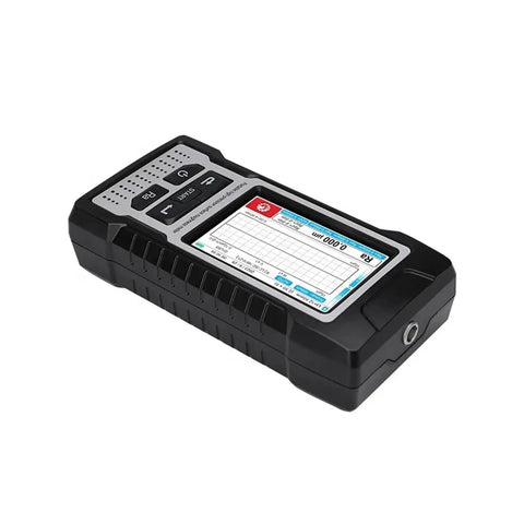Kickass Portable Digital Surface Roughness Tester, Hella Accurate Profilometer Meter showing compact design with digital display.