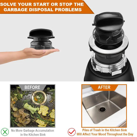 Magnetic Stopper For Garbage Disposal Cover Control Systems Keeps Your Disposer On And Off No Sweat Fits ISE Pro Cover Control