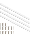 Four Piece Crosscut Sled Kit For Table Saw With Predrilled Holes And 25 Screws, UHMW Durable Sliders, 3/4 In X 3/8 In X 17 In Miter Bars