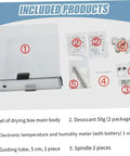 Included products for See Through Filament Dryer Box For 3D Printer With Air Tight Seal package contents