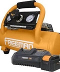 Cordless 1 Gallon Air Compressor with 20V Battery and Charger Oil Free One Third HP Motor Powers Nailers and Tire Inflation