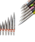 Field Point Arrow Tips Pack For Compound And Recurve Bows 12 Pack 100 125 150 200 250 300 Grain Hunt Ready Target
