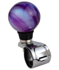 Purple Power Steering Wheel Knob Spinner Turn Aid Grip For Tractors Forklifts And Lawn Mowers, resin and metal alloy
