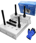 Universal Drill Press Support Block Plate Tool Set Kit For 30 Ton Capacity Bearing And Bushing Repair Removal And Installation