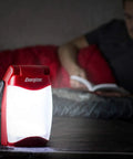 All Weather LED Camping Lantern With IPX4 Water Resistance, Bright Durable Emergency Light For Power Outages on a table at night