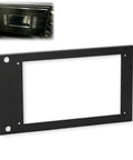 Hella Sturdy 19 Inch Server Rack Mount Plate For AC Infinity Controller 2 Bracket With M3 Screw Hardware showing black steel design.