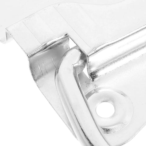 Close-up of zinc-plated iron ring handle from 2 Pack Heavy Duty Chest Handles Zinc Plated Case Pull Handles For Toolbox Chest Trash Can