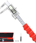 Disc Brake Rotor Micrometer Digital Caliper Measuring Tool For Disc Brake 6 Inch 150mm With Inch Metric Conversion in case
