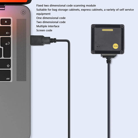 Hands Free Embedded Fixed Mount Barcode Scanner For Auto Scan And Real Time Data Capture Mount Anywhere High Speed Scanning