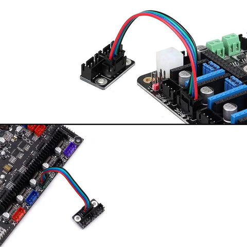 Kickstart Your Printer Rig With These Dope Stepper Motor Parallel Boards showcasing connections and wiring for 3D printers.
