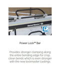 Pro Grade Metal Master 20 EZ Industrial Brakes With Stand 60 Series 10 Ft 6 In Length displaying the Power Lock Bar feature
