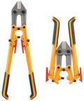 Power Grip 18 Inch Bolt Cutter With Folding Handles For On The Go Jobs Heavy Duty CR MO Steel Cutting Heads Built To Last