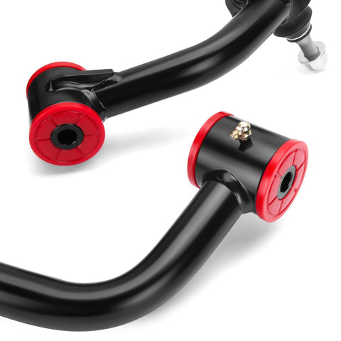 2-4 Inch Upper Control Arms For Ford F-150 2004-2020 Lift Kit Tubular Black Suspension Arms Replacement, close-up view