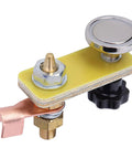 Ultimate Welding Magnetic Ground Clamp With Strong Brass Head And 0.2 Inch Insulation Board For Stable Grounding on smooth metal surface.