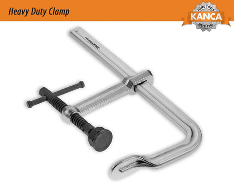 Beefy Heavy Duty Bar Clamp With A 24 Inch Opening And 12000 N Clamping Force In Drop Forged F Clamp Design For Welding Tools