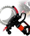 Heavy Duty Brushless Electric Concrete Saw With Titanium Blade 9500W Wall Slotting Machine side view with circular blade