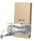 Whirlpool Dryer Heating Element Replacement 5400W 240V, WP3387747 Compatible, shown with original packaging