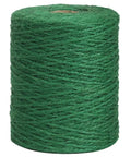 Coiled roll of Green Jute Garden Twine 656 Feet 2mm Thick Plant Ties For Climbing Plants Tomatoes Floristry And Crafts Strong Durable