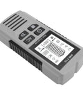 YDuupxe Wall Scanner Wood Metal Ac Wire Detection 3 Modes Lcd close-up showing buttons and LCD display for stud detection.