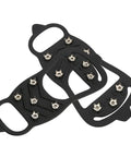 Eight-Tooth Ice Crampons With Flexible Silicone Cover For Shoes