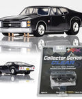 Mega G Plus 1972 Chevelle SS454 Black HO Slot Car 1:24 Scale Corded Electric With Clear Windshield and Photo Realistic Interior