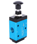 One Quarter Inch Two Position Three Way Hand Valve For Pneumatic Tools And Systems Pro Grade Manual Directional Control Valve