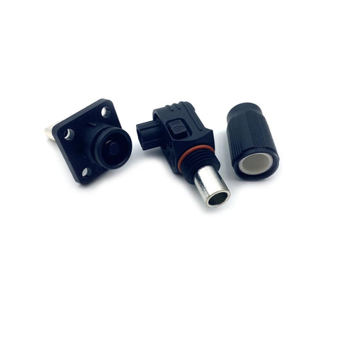 Beefy 400A Battery Power Connector Rock Solid High Current Plug Socket IP67 Waterproof Right Angle Quick Disconnect Terminal components