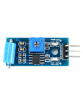 Six Pack SW 420 Vibration Sensor Module For Arduino Alarm System Projects with digital output, blue PCB close-up view.