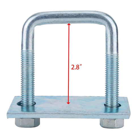 Leaf Spring Clamp Kit Fits Up To 2.5 Inch Wide Leaf Springs, Locks Springs Together for Stabilizing and Better Axle Torque Control