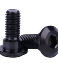 Six Pack M8 X 20mm Titanium Rear Brake Rotor Bolts Kit For Yamaha Motorcycles Black Pro Grade Strength And Corrosion Resistant With Precise Threads For Secure Fastening