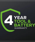 4 year tool and battery warranty for 60V 21 Inch Brushless Cordless Lawn Mower Push With 5.0Ah Battery Gas Like Power For Half Acre