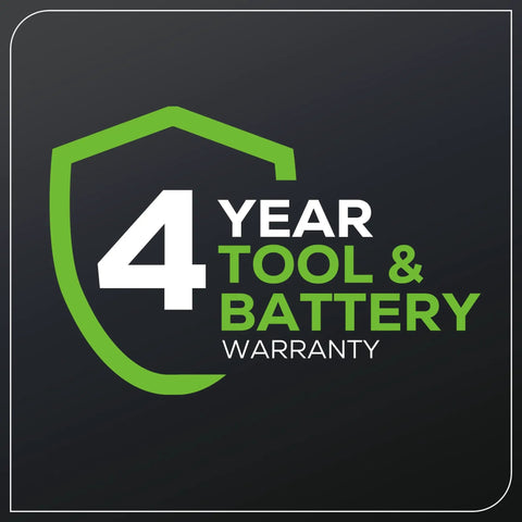 4 year tool and battery warranty for 60V 21 Inch Brushless Cordless Lawn Mower Push With 5.0Ah Battery Gas Like Power For Half Acre