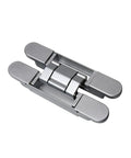 Invisible Door Hinge 1 Piece Hidden Three Dimensional Adjustable Cross Wood Door Hinge for Exterior Outward Swing