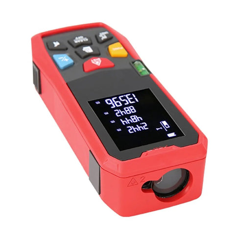 Tough As Nails Multi Function Wall Scanner And Stud Finder With Live Wire Voltage Detection and Metal Wood Sensors, compact design, red color