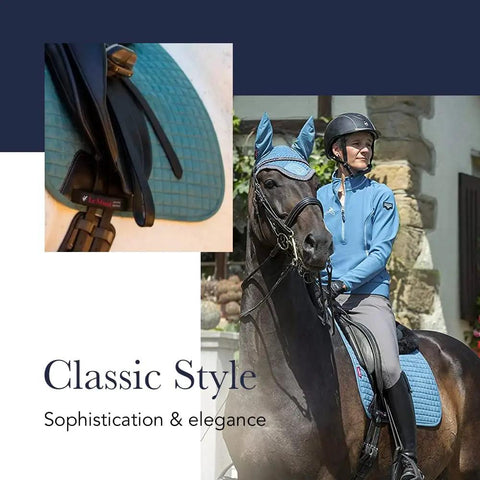 Rider using Anti Slip Dressage Saddle Pad With Soft Shell For Saddle Stability And Grip Breathable Wither Cut Contoured