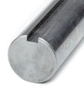 Close-up of Round Keyed Shafting For Three Quarter Inch Diameter And Three Sixteenth Inch Keyway Three Foot Length Heavy Duty