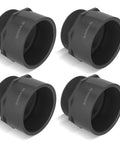 4 Pack 4 Inch PVC Pipe Fitting Male Adapter Schedule 80 Socket To NPT Connector For Water Irrigation And Plumbing, 4-pack view