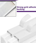 Energy Saving Window Air Conditioner Foam Insulation Panels 2 Pack Side Panel Kit Seals Gaps For Summer And Winter Heat Draft Protection White 17 Inch High By 9 Inch Wide By 7/8 Inch Thick with adhesive backing