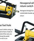 Nail Down Any Job With This Tough Foot Operated Hydraulic Pump serving up 70 Mpa force, featuring hexagonal oil return switch.