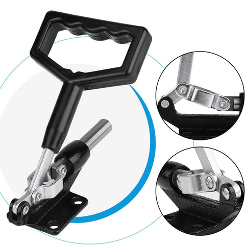 Heavy Duty Heat Press Clamping Fixture With 386Kg Clamp Force And 42mm Stroke Carbon Steel Construction Replacement For Broken Heat Press Handle 304E Model Versatile Heat Transfer Clamp For Workshop