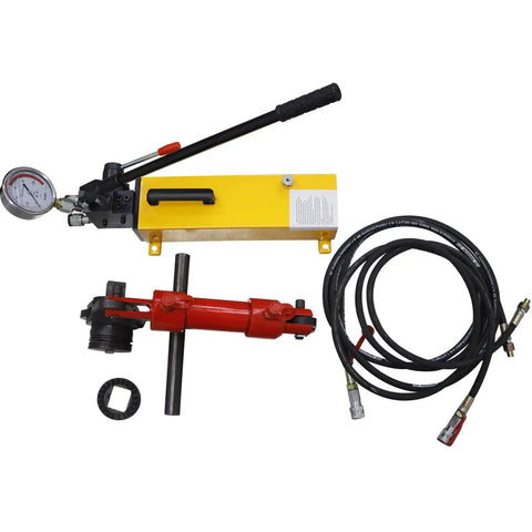 Professional Grade Manual Hydraulic Torque Wrench With Analog Pressure Gauge Dishing Out Up To 9954 Nm of tools and hoses.