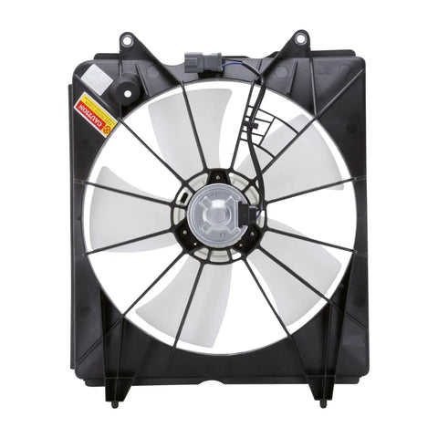 Heavy Duty Cooling Fan Assembly Oem Standard Drop In Swap For 2007 To 2009 Honda Crv view showing brushless motor and heat resistant shroud.