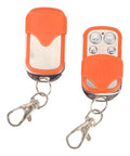 Portable Gate Opener Remote For Driveway And Chicken Coop Doors, HCS301 Rolling Code 433.92MHz, Non Universal, 2 Pack, Orange Key Fob