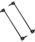 Front Sway Bar Links 2 Pack For 2007-2017 Chevy Traverse And GMC Acadia, Tough As Nails Suspension Stabilizers To Stop Clunking, Leans, And Uneven Tire Wear, Restore Smooth Turn Handling And Ride Comfort, black steel link pair