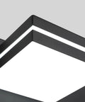 Close-up of Cool White 6000K Dimmable Vanity Light in Matte Black with Acrylic Shade, sleek modern bathroom fixture.
