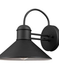 2-Pack Outdoor Wall Sconce in Weatherproof Black Finish, Dope Vintage Inspired Modern Industrial Lighting for Front Porch and Patio
