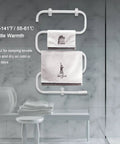 Hot Towel Warmer And Drying Rack For Bathroom With Wall Mount Or Free Standing Design 120W Heated Towel Heater in bathroom